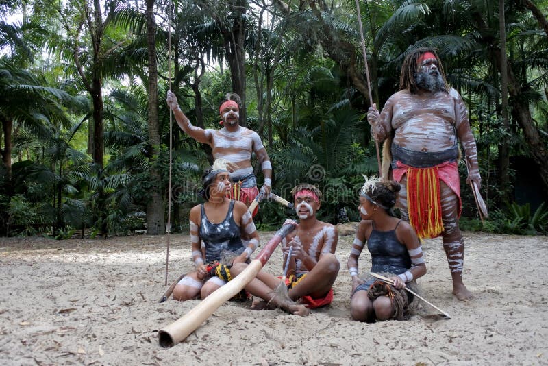 Indigenous Australians People in Queensland Australia