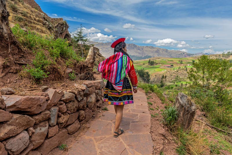 Indigenous Peruvian Quechua Girl Portrait, Cusco, Peru Editorial Image ...