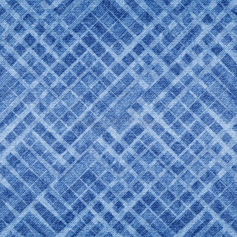 Indigo bez szwu. tekstura dżinsowa. niebieskie tło niebezpieczeństwa. powtarzająca się tkanina nowoczesna. abstrakcyjne wzorce deg ilustracji