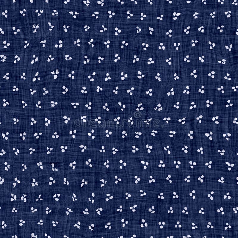 Indigo blue dotted dyed effect texture background. Seamless japanese repeat pattern swatch. Painterly dark block print. Motif dye. Masculine asian fusion all stock images Indigo blue dotted dyed effect texture background. Seamless japanese repeat pattern swatch. Painterly dark block print. Motif dye. Masculine asian fusion all stock images