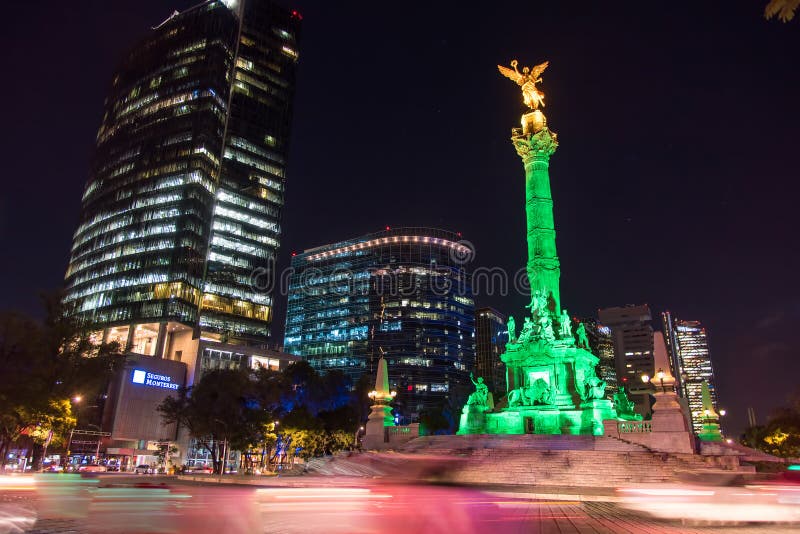 Indipendenza Angel Mexico City fotografia stock