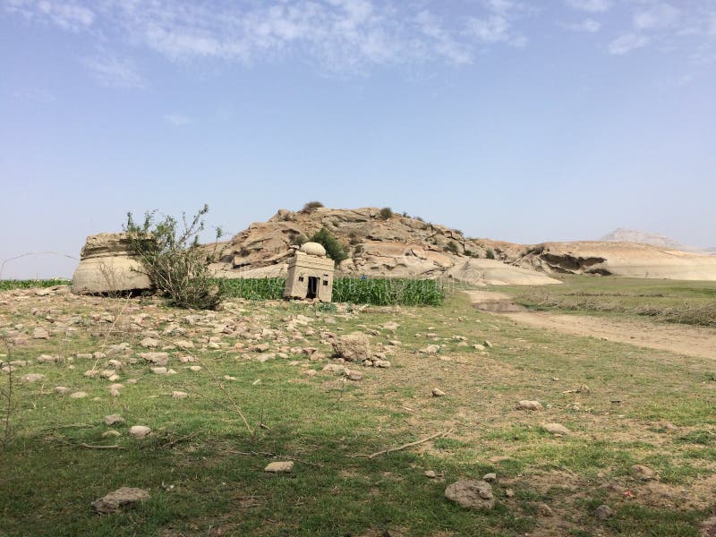Indisch groen landschap stock foto