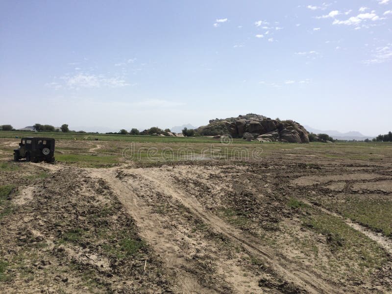 Indisch groen landschap stock fotografie