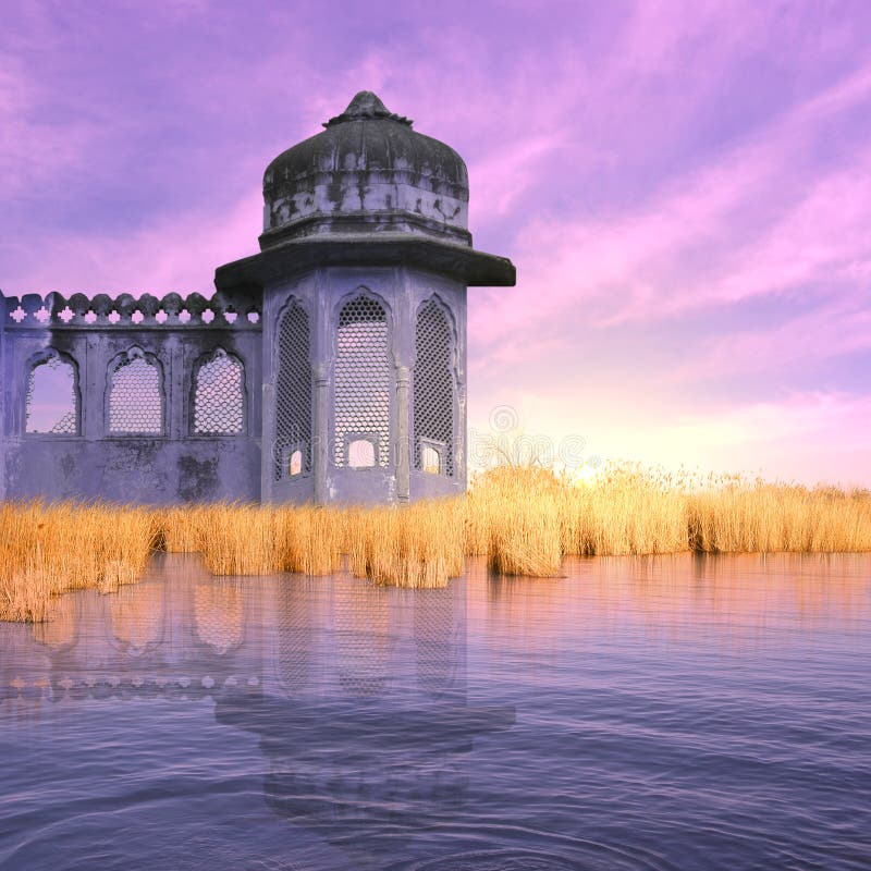 Indiaas landschap stock fotografie