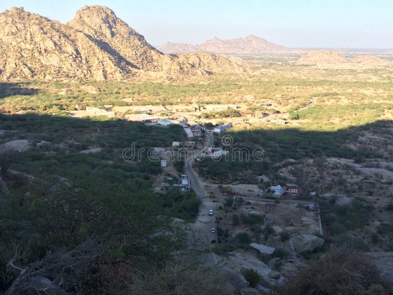 Indisch Landschap stock afbeelding