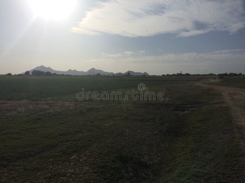 Indisch Landschap stock foto