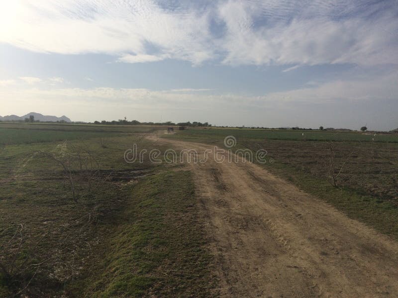 Indisch Landschap royalty-vrije stock afbeeldingen