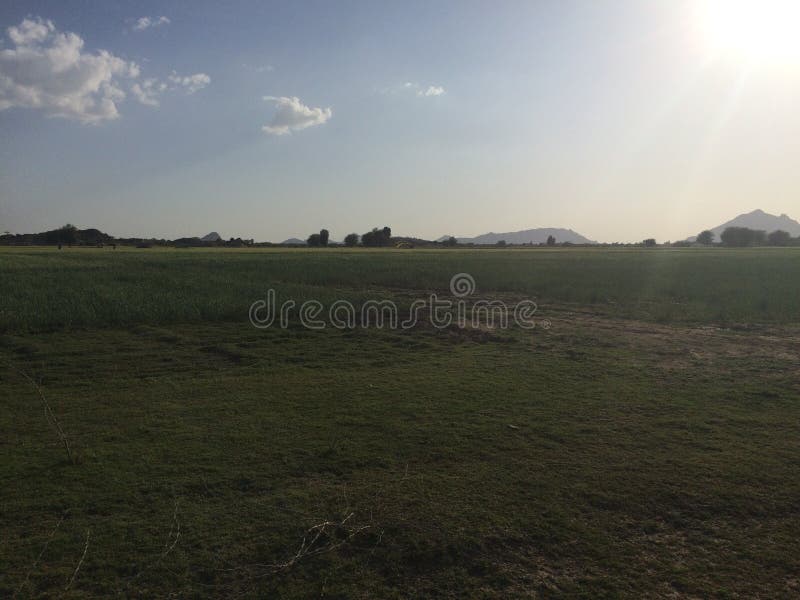 Indisch Landschap stock foto's