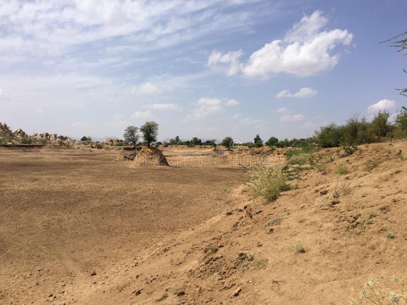 Indisch Landschap stock afbeelding