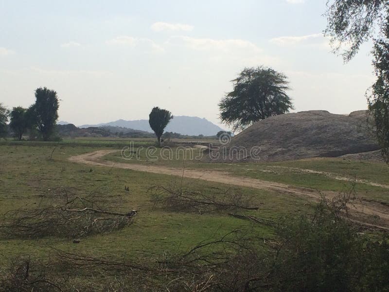 Indisch Landschap royalty-vrije stock foto