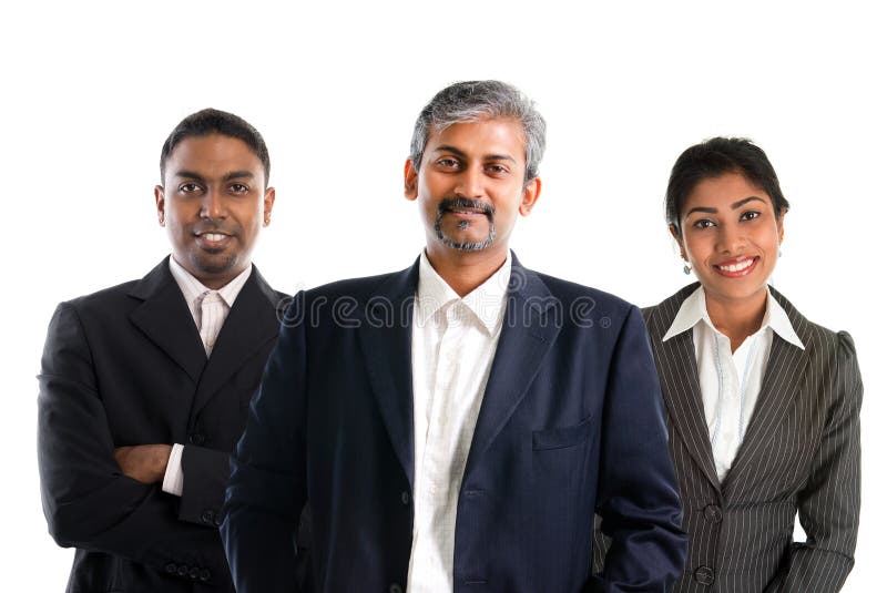 Indische businessteam.