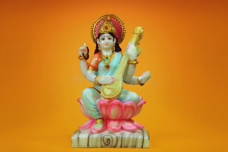Indische godinsaraswati stock foto's Indische godinsaraswati stock foto's