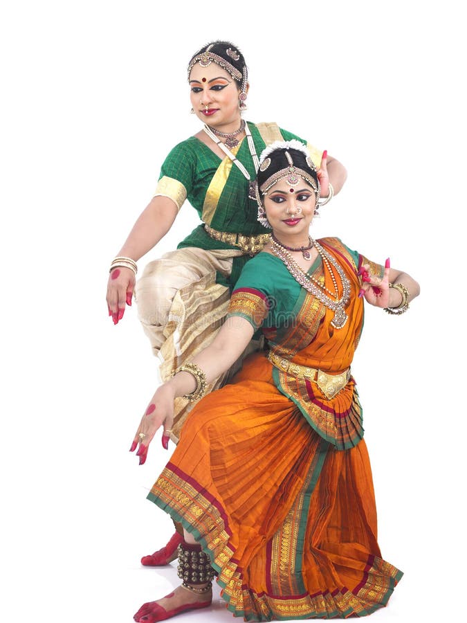 Indische klassieke vrouwelijke dansers royalty-vrije stock fotografie Indische klassieke vrouwelijke dansers royalty-vrije stock fotografie