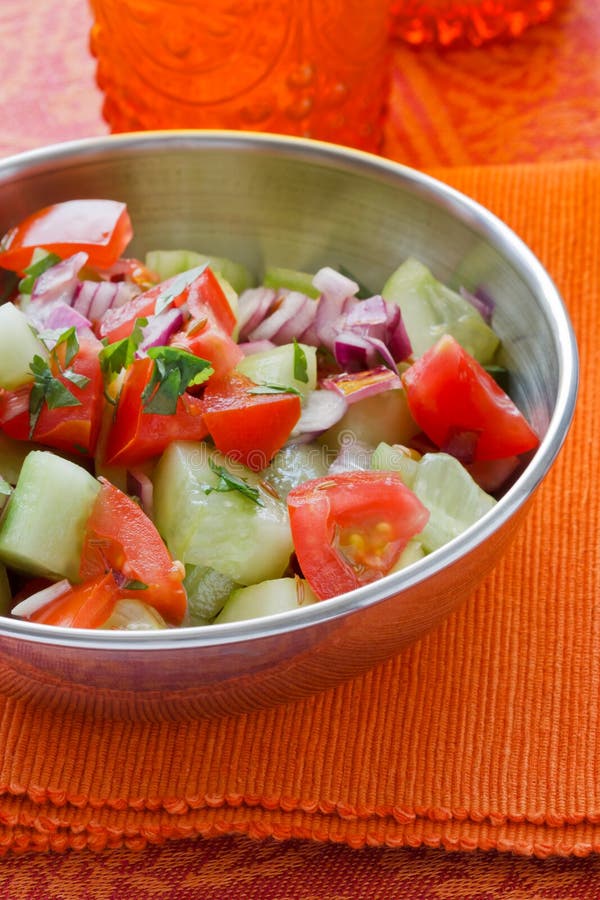 Indischer Salat stockbild. Bild von aperitif, salat, orange - 19579617