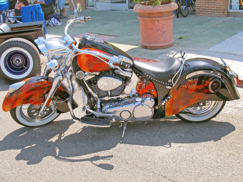 Indisches Motorrad lizenzfreies stockfoto Indisches Motorrad lizenzfreies stockfoto
