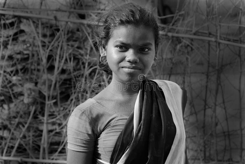 Indisk bykvinna