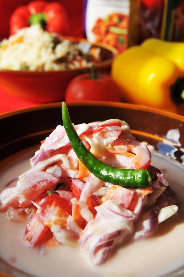 Indisk sallad arkivfoto. Bild av vegan, asiatisk, ingredienser 15462512