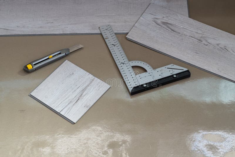 Laying click vinyl stock image. Image of laminate, impact 168661103