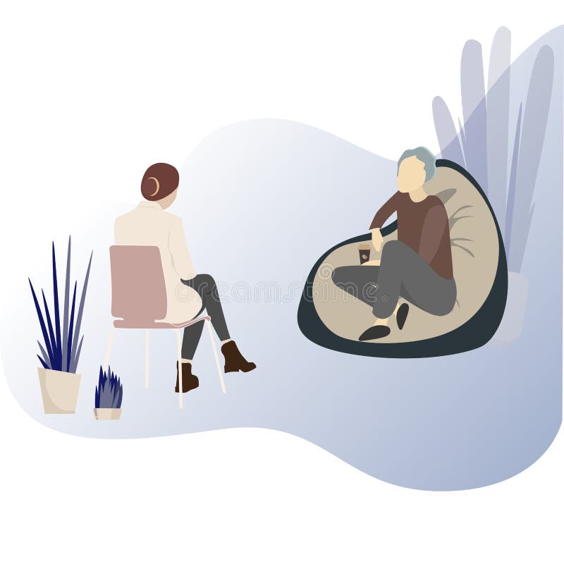 Individual Psychotherapy Session, Personal Assistant Stock Vector - Illustration of counselor, cartoon: 182490510 Individual Psychotherapy Session, Personal Assistant Stock Vector - Illustration of counselor, cartoon: 182490510