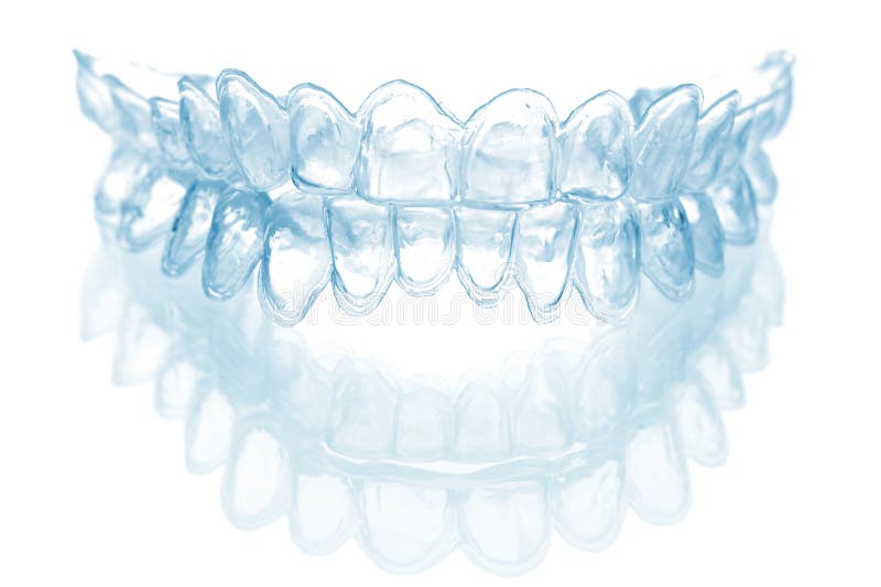 An individual tooth tray for whitening isolated