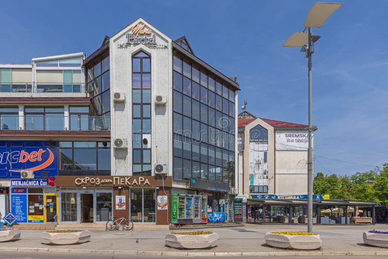 Indjija Town Centre Editorial Stock Image Image Of Vojvodina 248615544