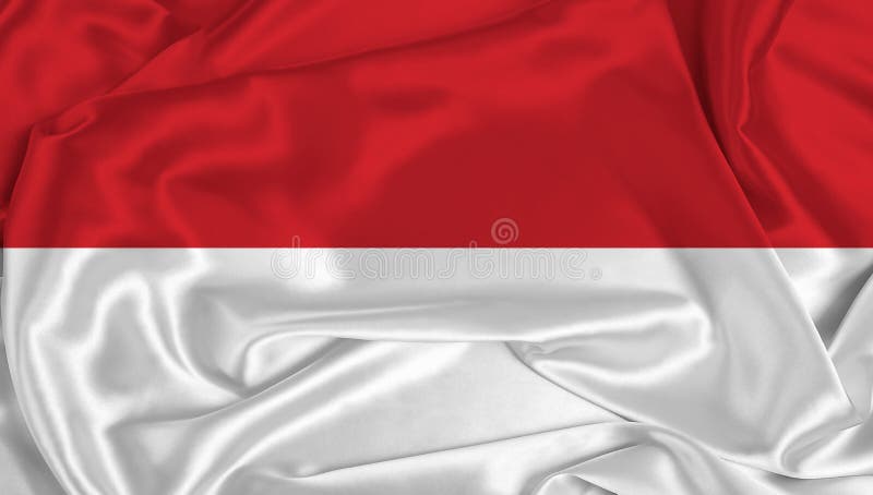 Silk Indonesia Flag