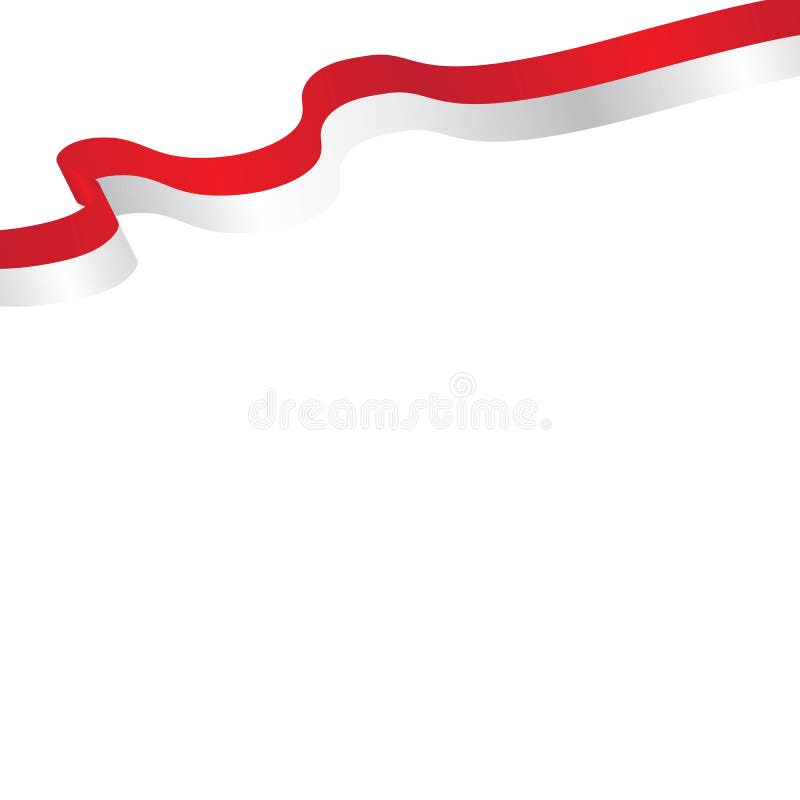 Indonesia Flag Vector Illustration Stock Vector - Illustration of ...