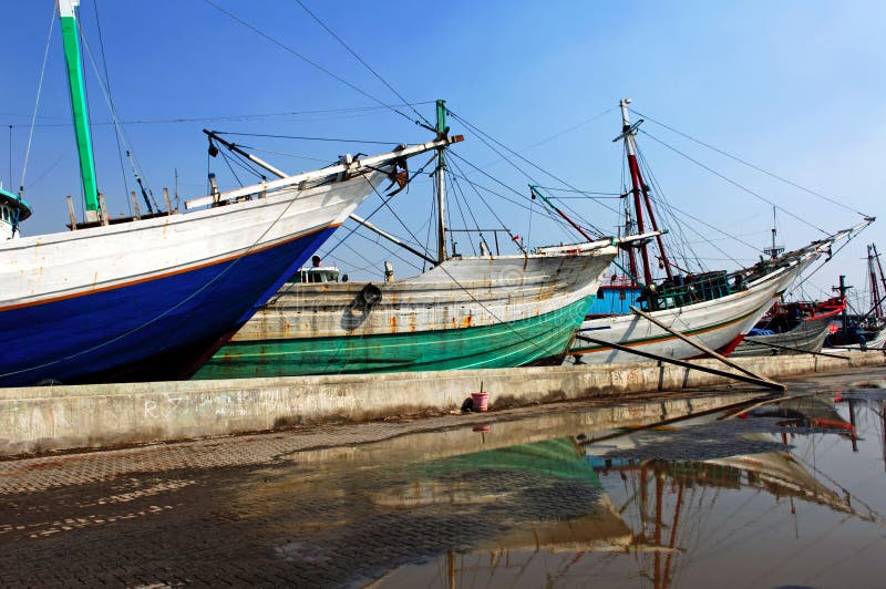 Indonesia, Jakarta: Sunda Kelapa Stock Photo - Image of floating