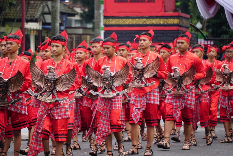 Indonesian Bring National Symbol Garuda Pancasila Editorial Stock