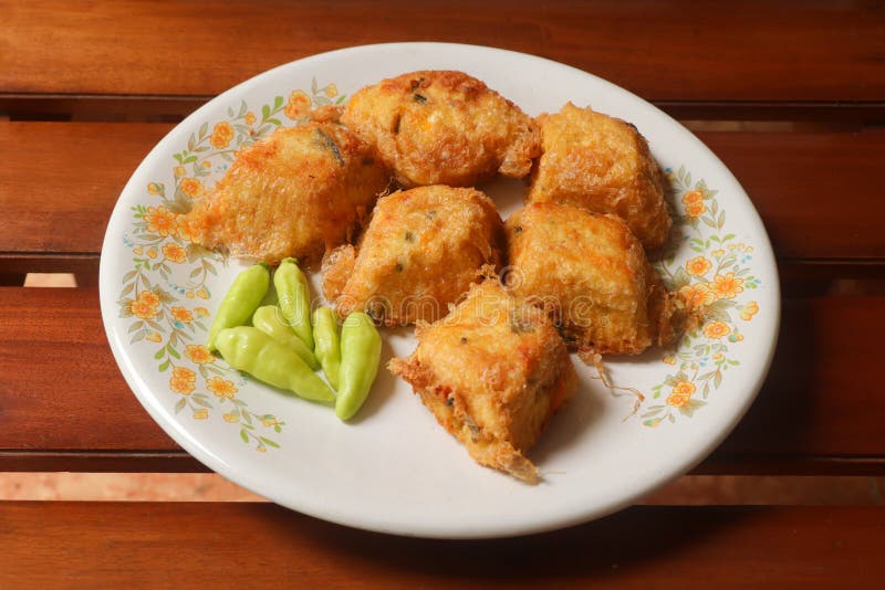 Indonesian Food Fantasy Fried Tofu Stock Image - Image of fantasi, food