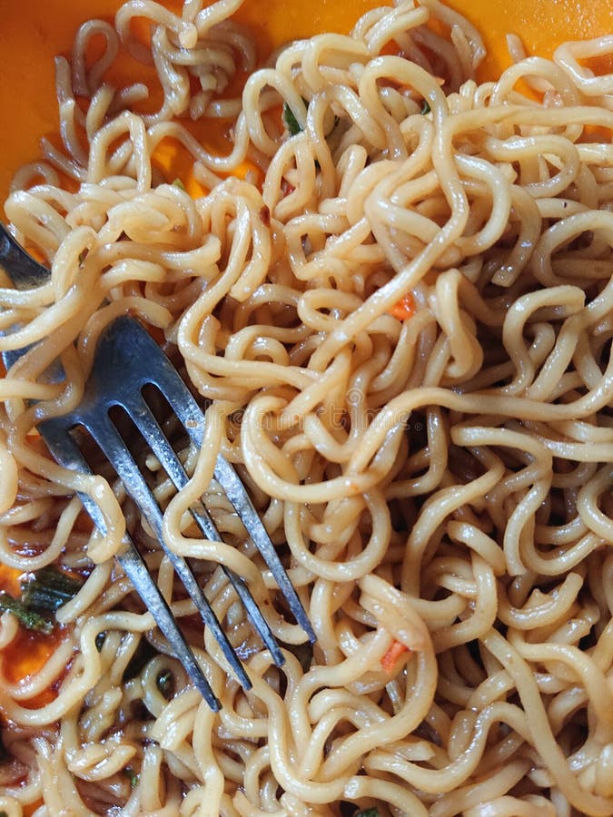 Indonesian Fried Noodle for Breakfast Stock Image - Image of fried