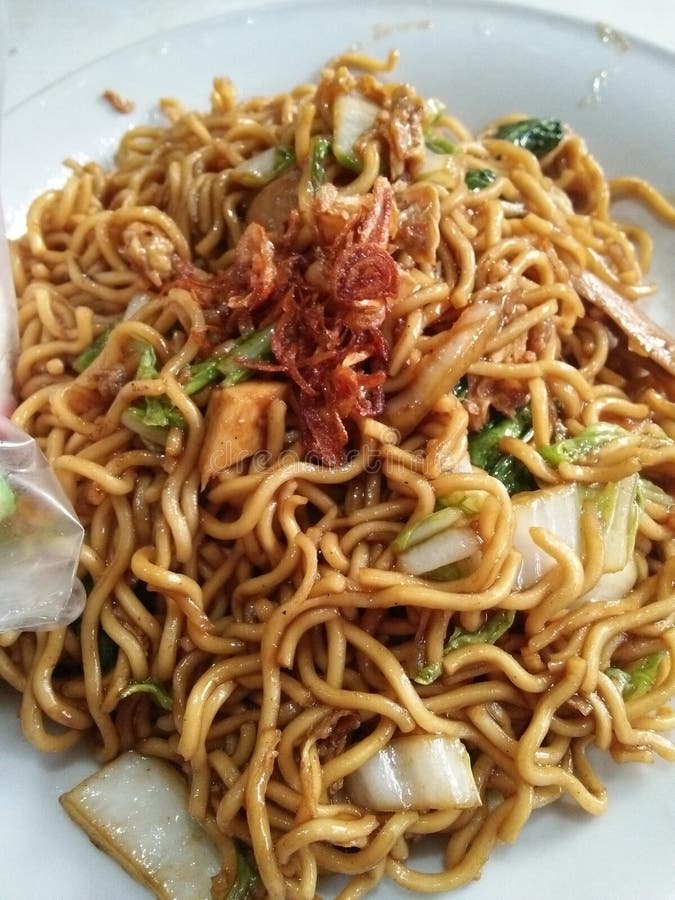 Indonesian Fried Noodles. stock image. Image of produce - 259711193