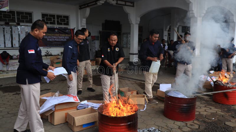 Indonesian General Election Commission When Burning Ballots Deemed Indonesian General Election Commission When Burning Ballots Deemed