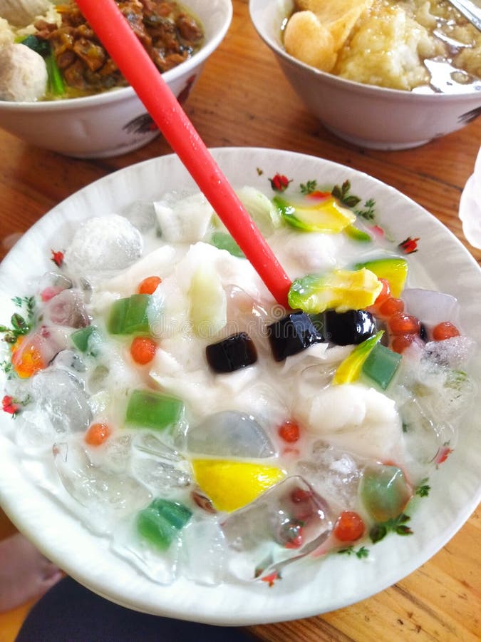 Indonesian Mixed Fruit Ice Dessert Stock Photo Image of fruit, mixed