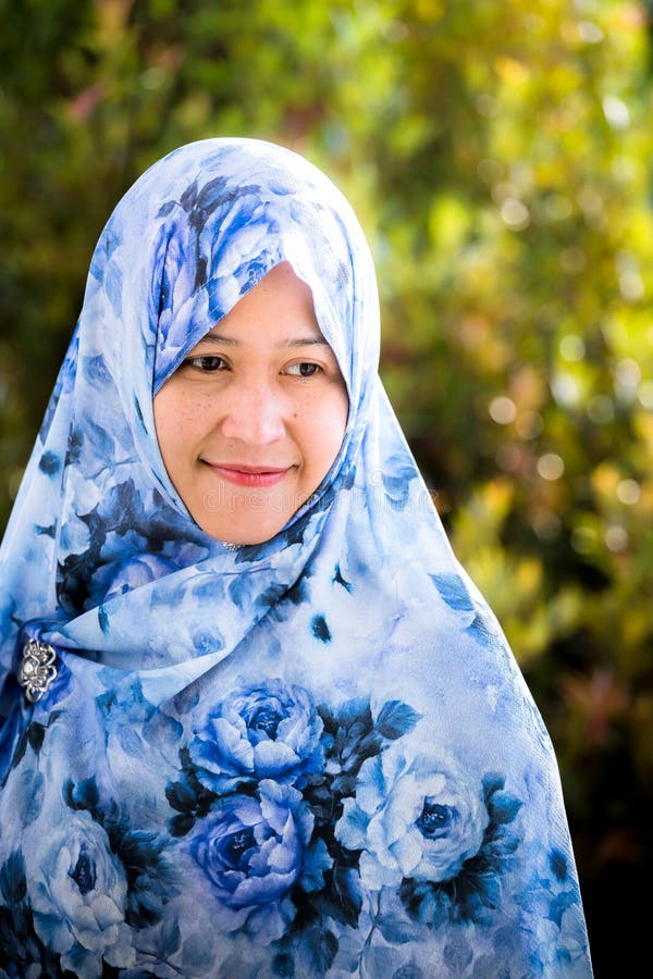  Indonesian  Muslim Model  Wearing Hijab  Stock Photo Image 