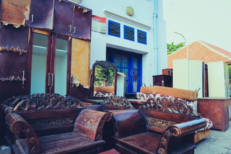 Second Hand Furniture Market Editorial Photo Image Of Houses