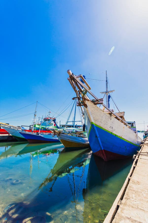 Indonesian Traditional Boats Editorial Stock Photo - Image ...