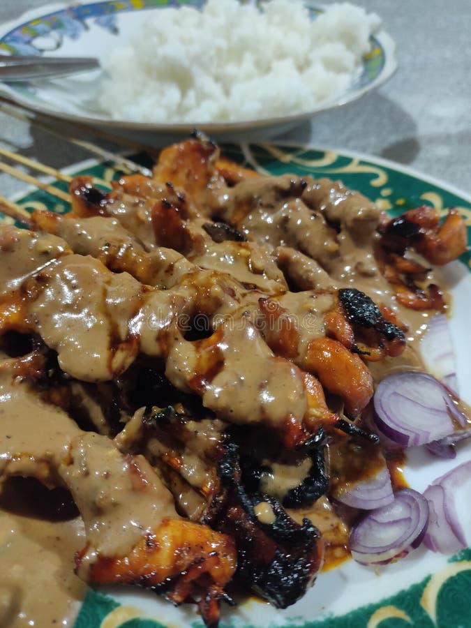 Indonesian traditional food is called sate royalty free stock photo Indonesian traditional food is called sate royalty free stock photo