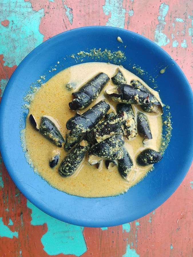 Indonesian Traditional Street Food with Spicy Sauce Stock Photo - Image