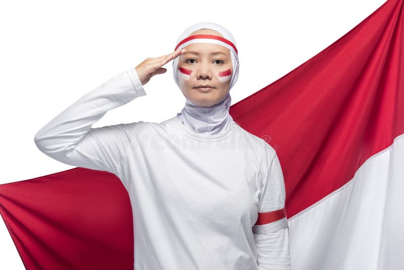 Indonesian Women Celebrate Indonesian Independence Day On 17 August With Respectful Gestures