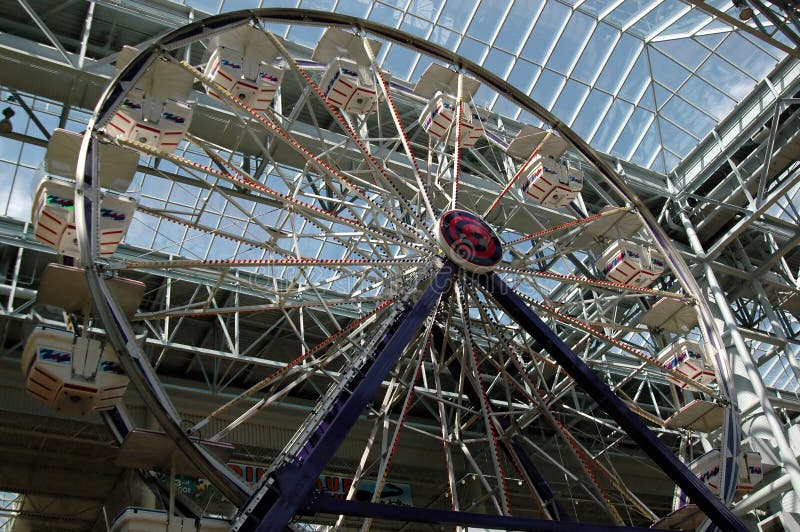 Ruota panoramica all'interno del Mall of America.