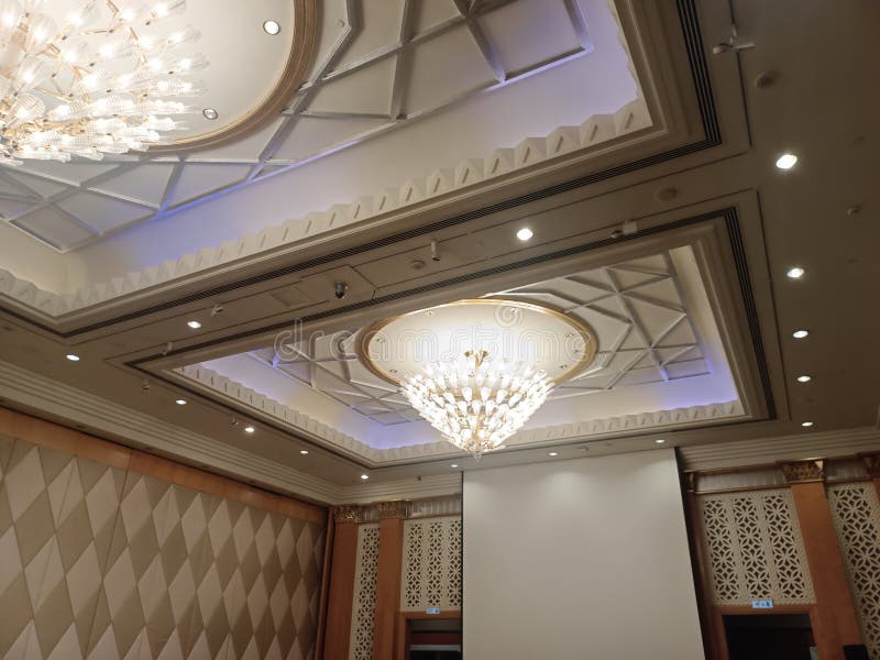 Indoor Lights at Star Hotel in Dubai Stock Photo Image of dubai