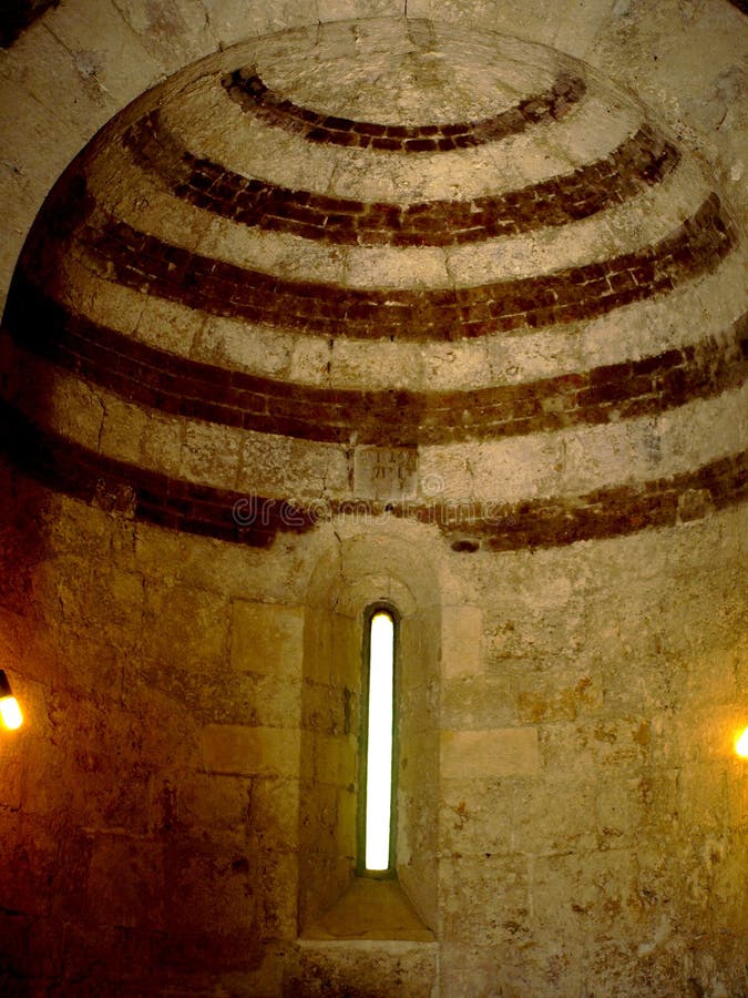 Indoor of Montesiepi hermitage