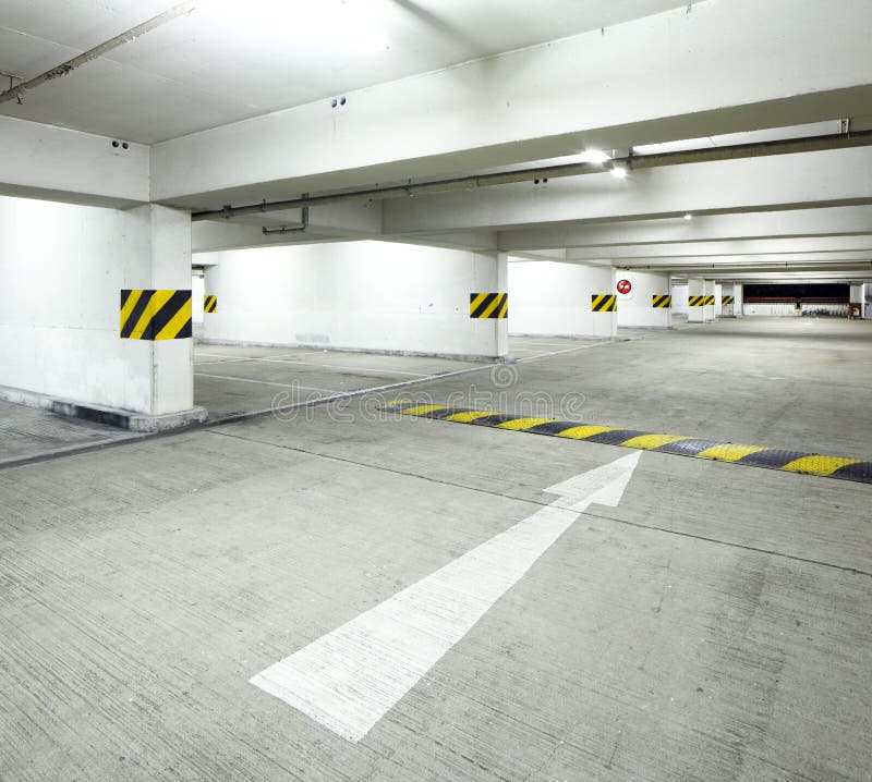 Indoor parking lot stock photo. Image of city, urban 38181894