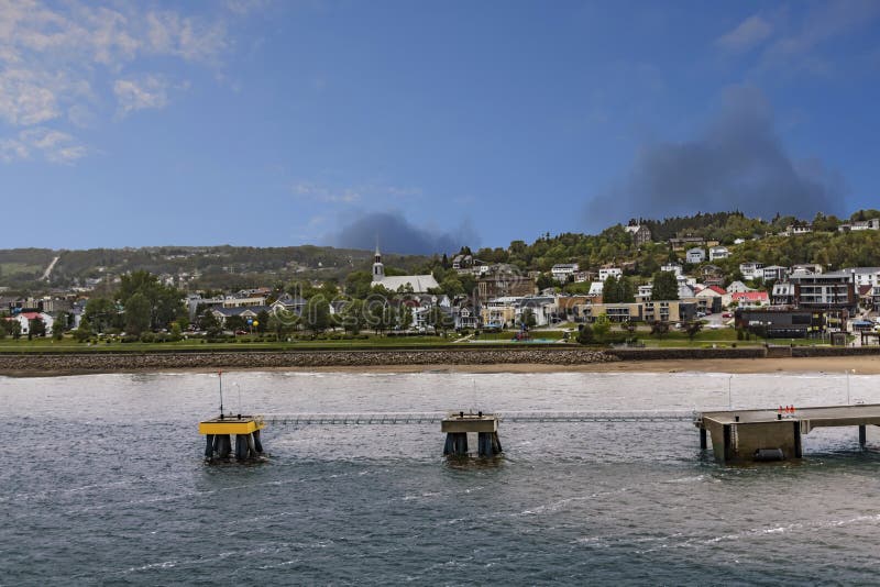 Industrail Pier in the Rain