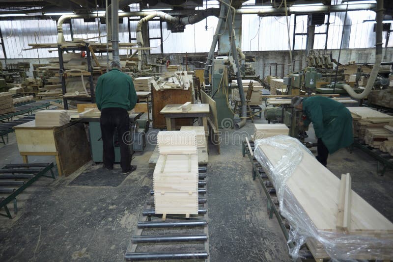 Industria di legno della segheria fotografia stock Industria di legno della segheria fotografia stock