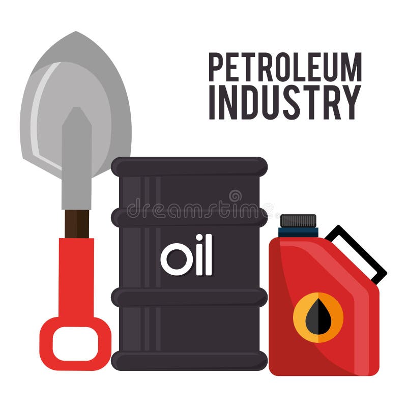 Industria petrolifera royalty illustrazione gratis Industria petrolifera royalty illustrazione gratis