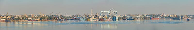 Industrial areas of the shipbuilding yard. royalty free stock images Industrial areas of the shipbuilding yard. royalty free stock images