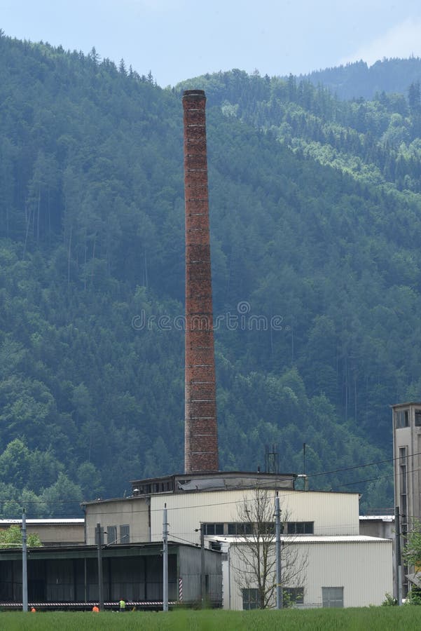 Industrial Brick Building and Industrial Architecture Stock Image Image of subject, industry