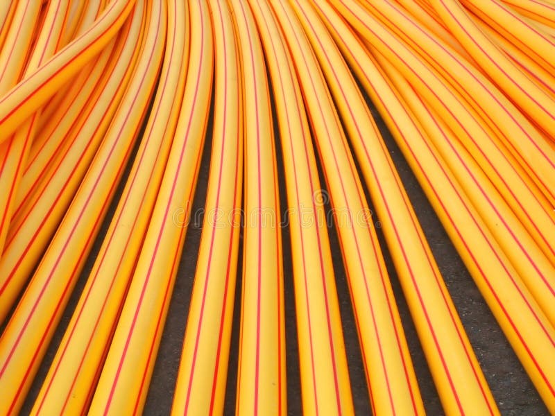 Industrial Cable Covers stock photo. Image of yellow, stripes 1493788